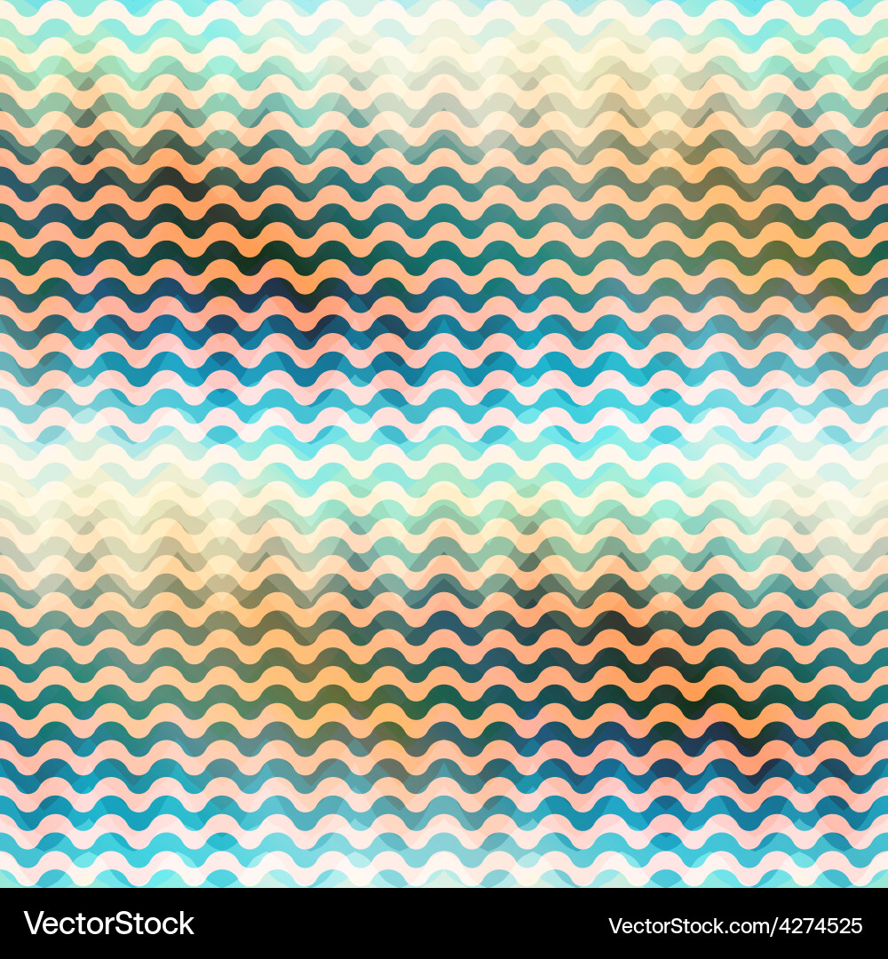 Waves pattern with a gradient vector image