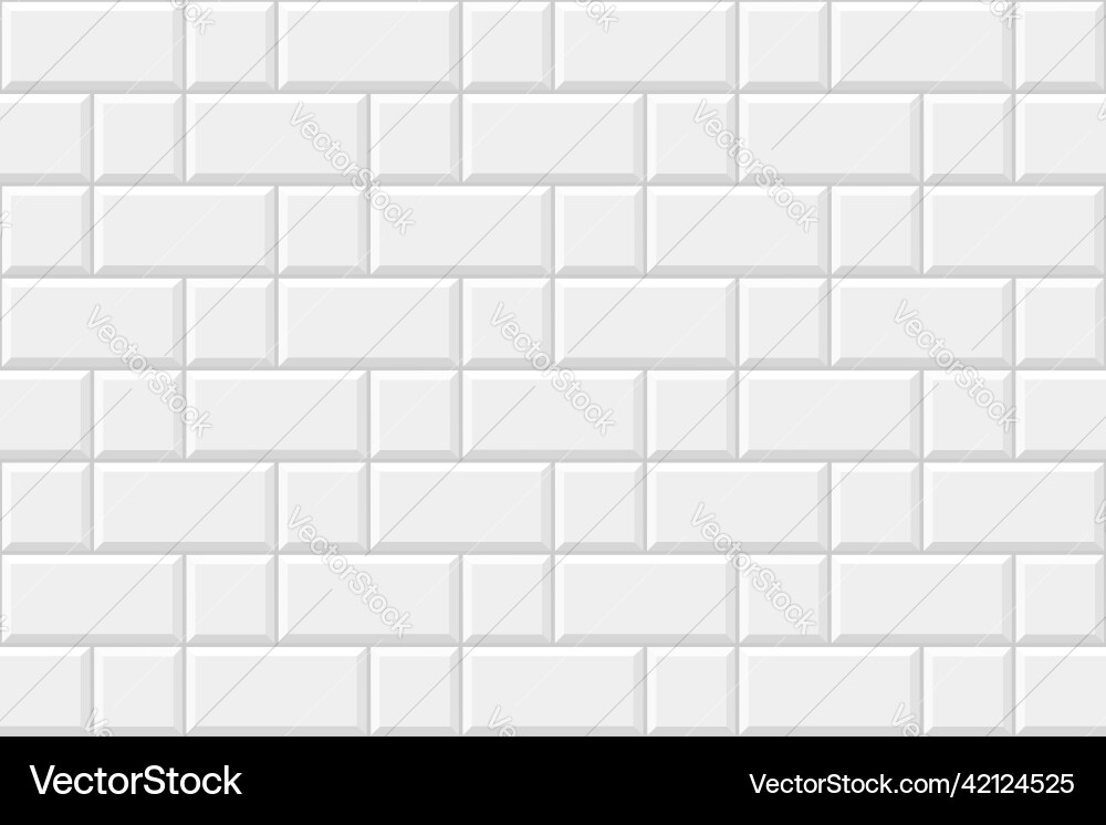 White squares and rectangles tile seamless pattern Vector Image