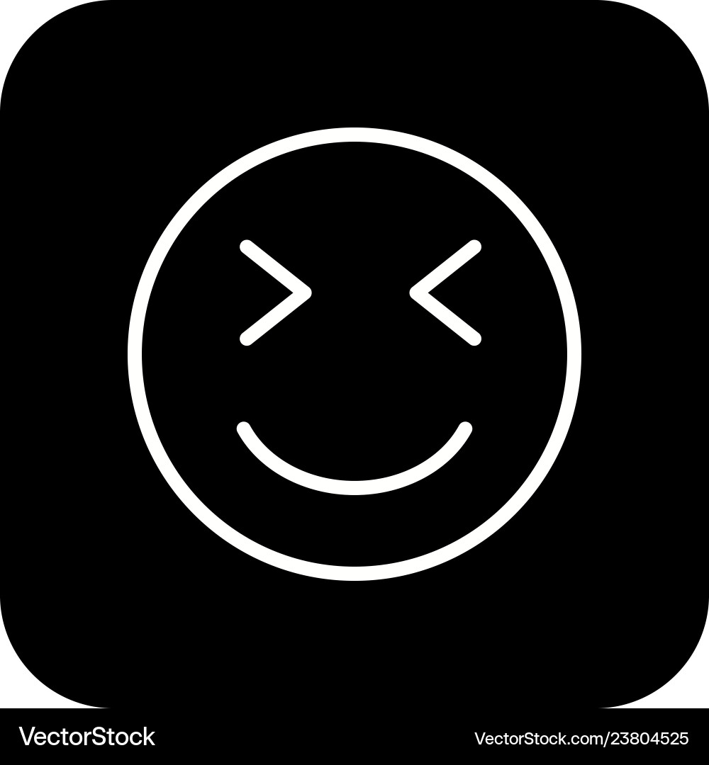 Wink emoji icon Vector Image