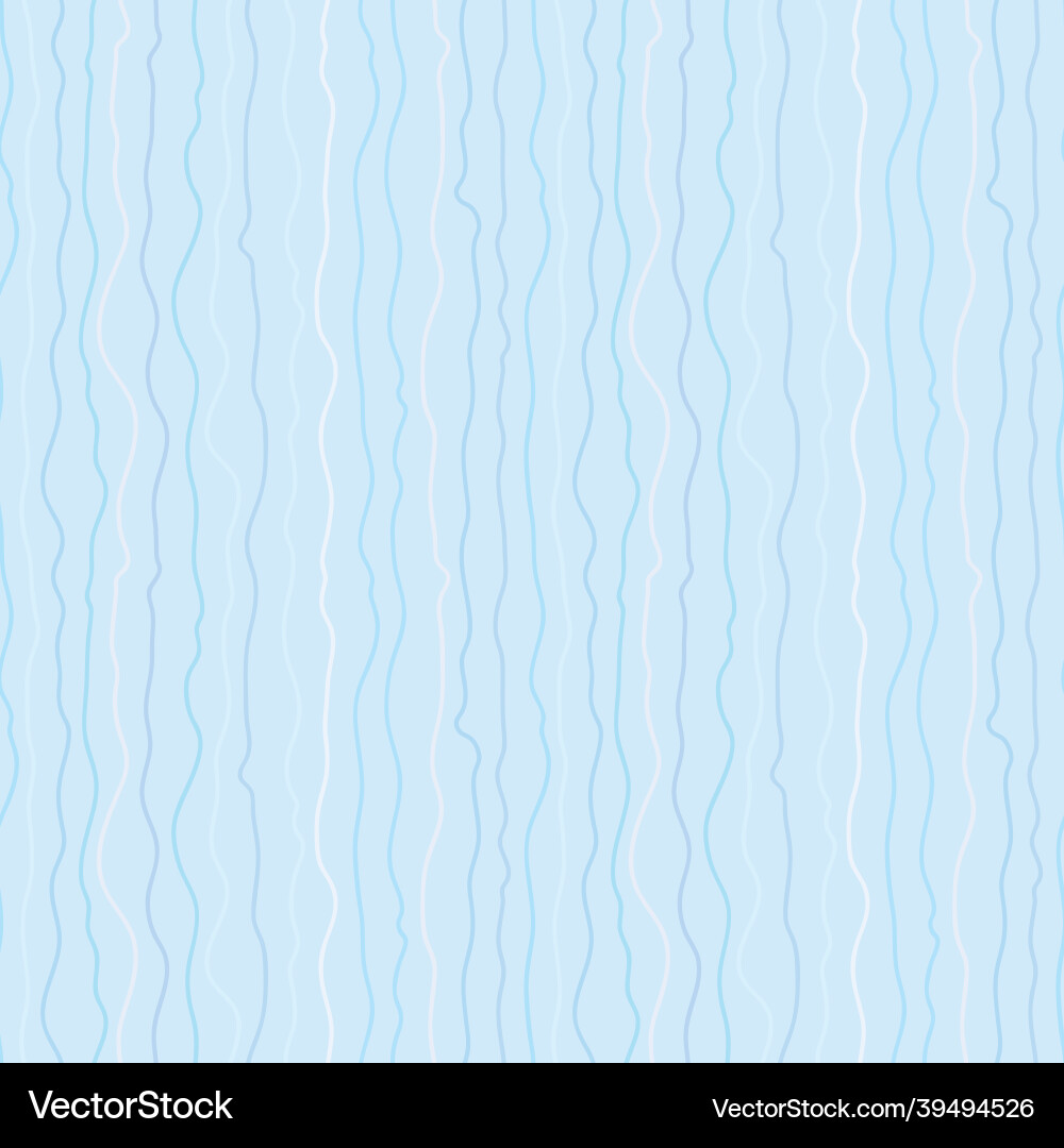 Abstract blue stripe pattern with curvy lines Vector Image