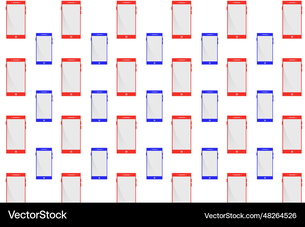Abstract smartphone pattern background Vector Image