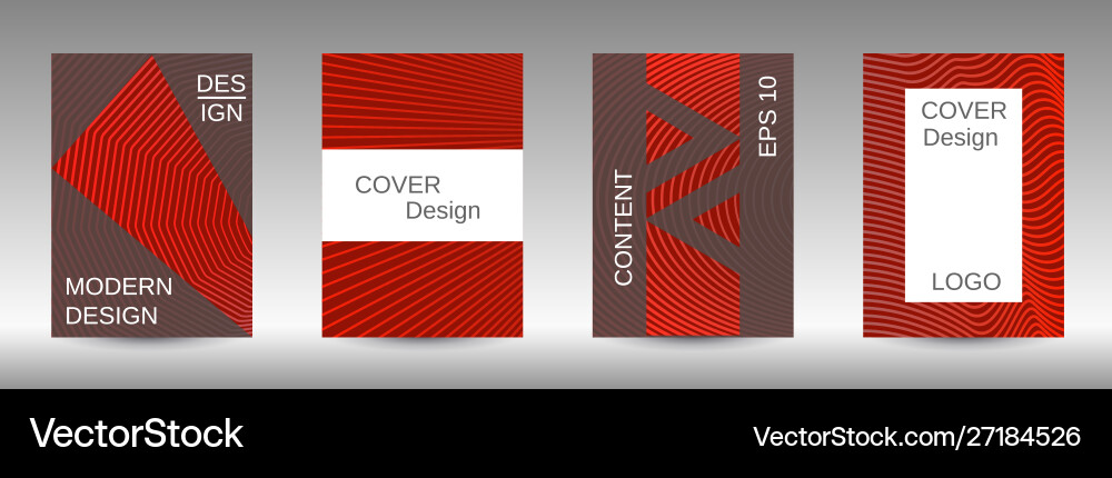 Creative backgrounds with abstract gradient linear vector image