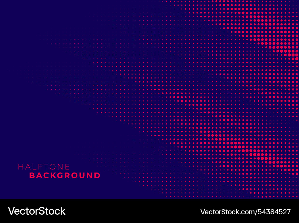 Abstract halftone pattern geometric backdrop Vector Image