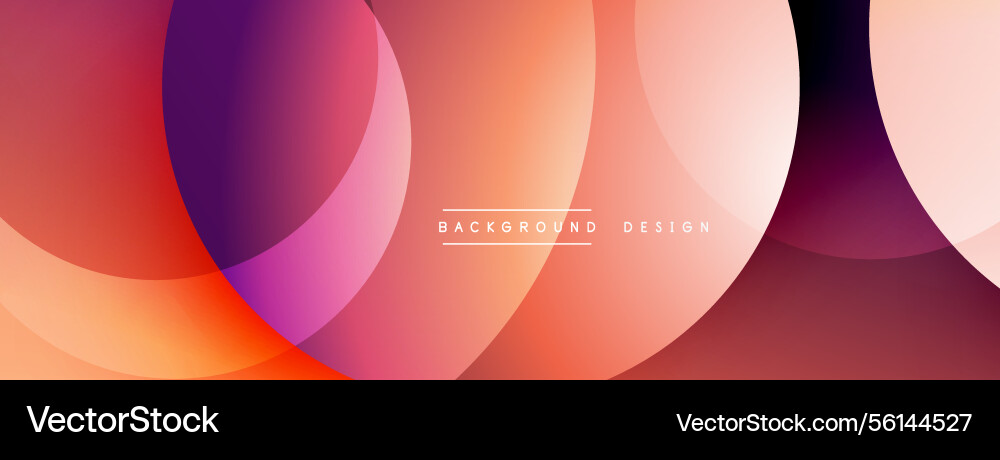 Abstract shapes overlap creating vibrant Abstract shapes overlap creating vibrant vector image