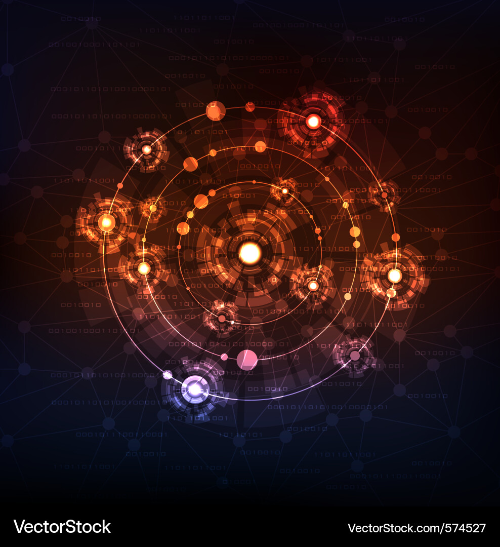 Digital Circuit Background vector image