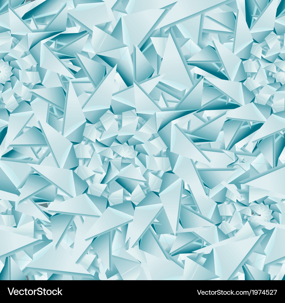 Geometric Ice Pattern - Seamless Texture vector image
