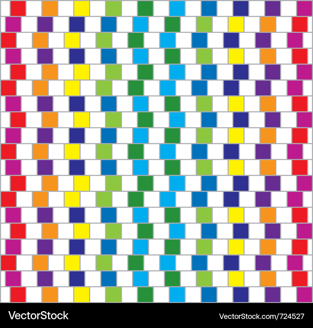 Optical Illusion Square Pattern Vector Image