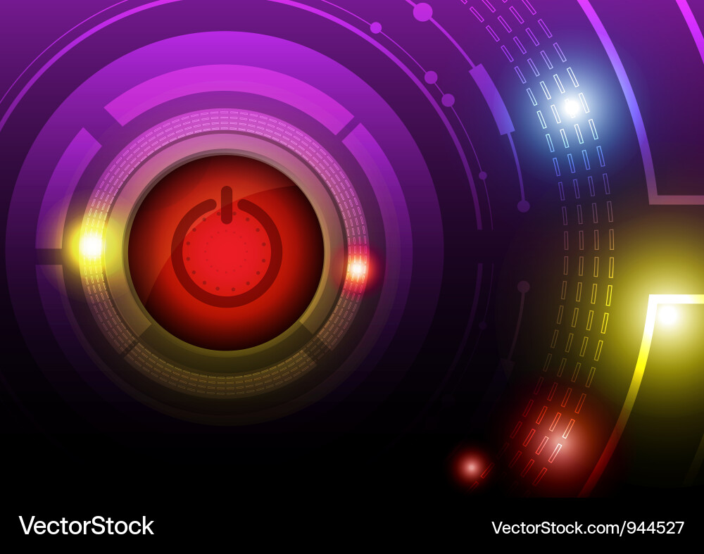 Power button design vector image