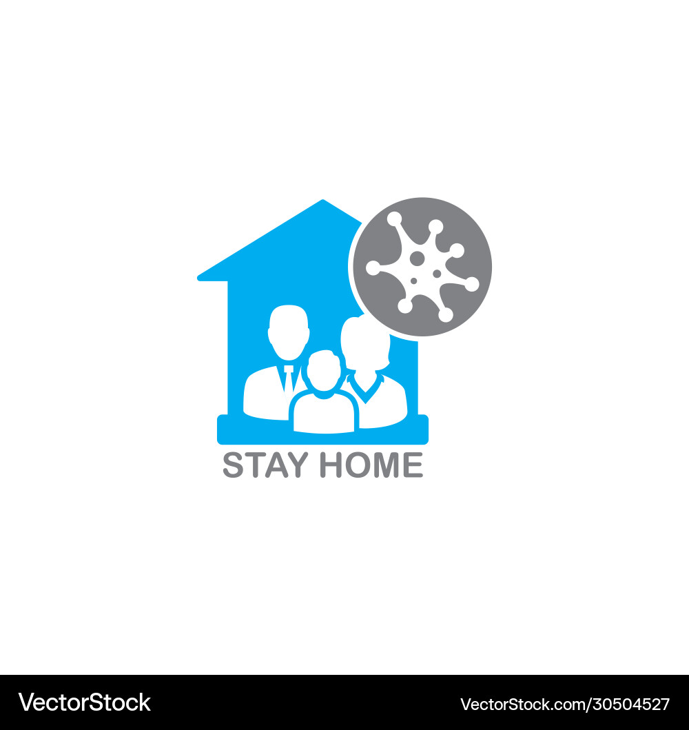Self isolation related icon on background Self isolation related icon on background vector image