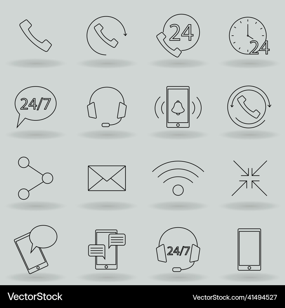 Simple set of processing related line icons Simple set of processing related line icons vector image