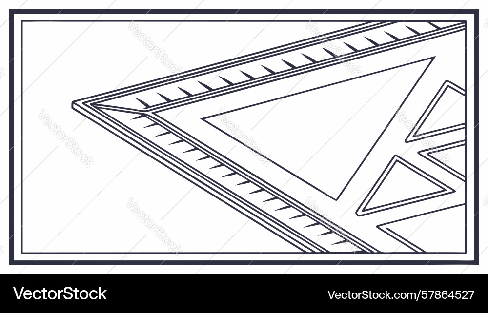 Triangular pattern chevron arrow geometric vector image
