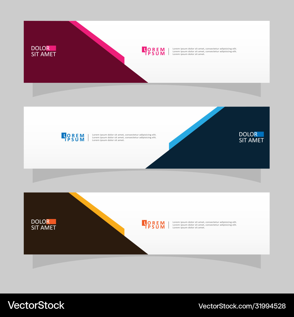 Abstract design banner web template Abstract design banner web template vector image