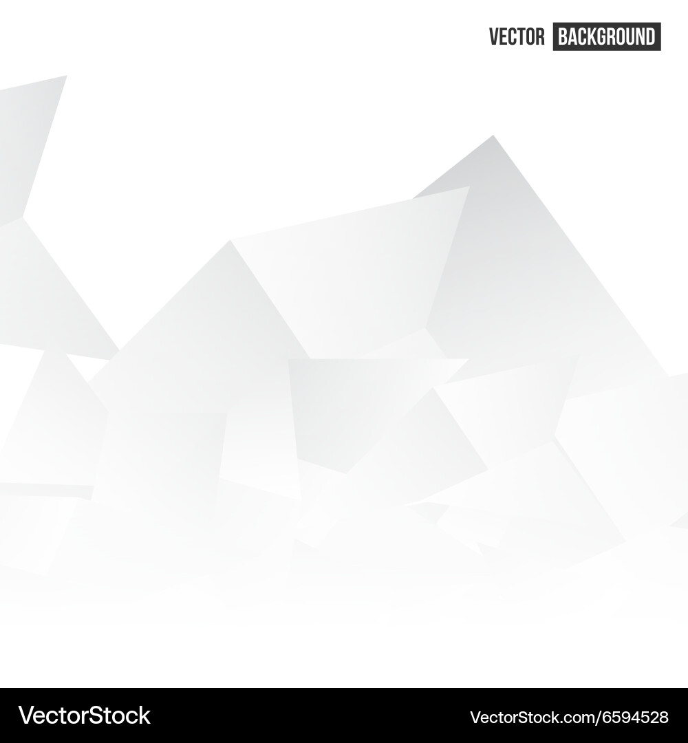 Abstract geometric shape from gray triangle Vector Image