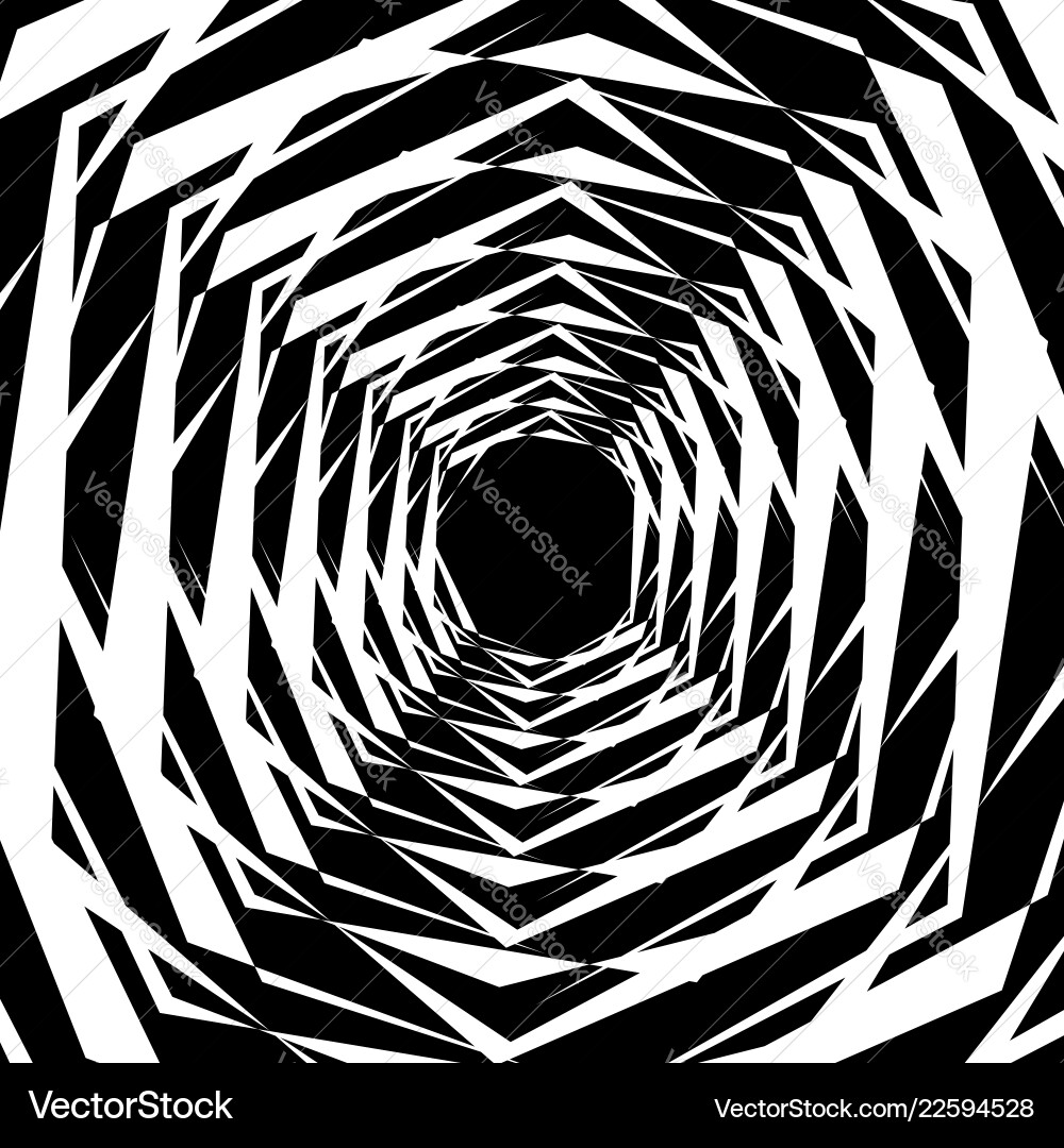 Concentric geometric hexagons octagons abstract Concentric geometric hexagons octagons abstract vector image