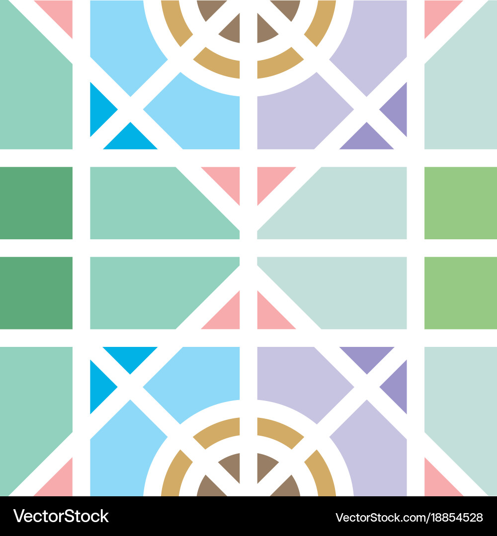 Geometric pattern in modern stylish texture vector image