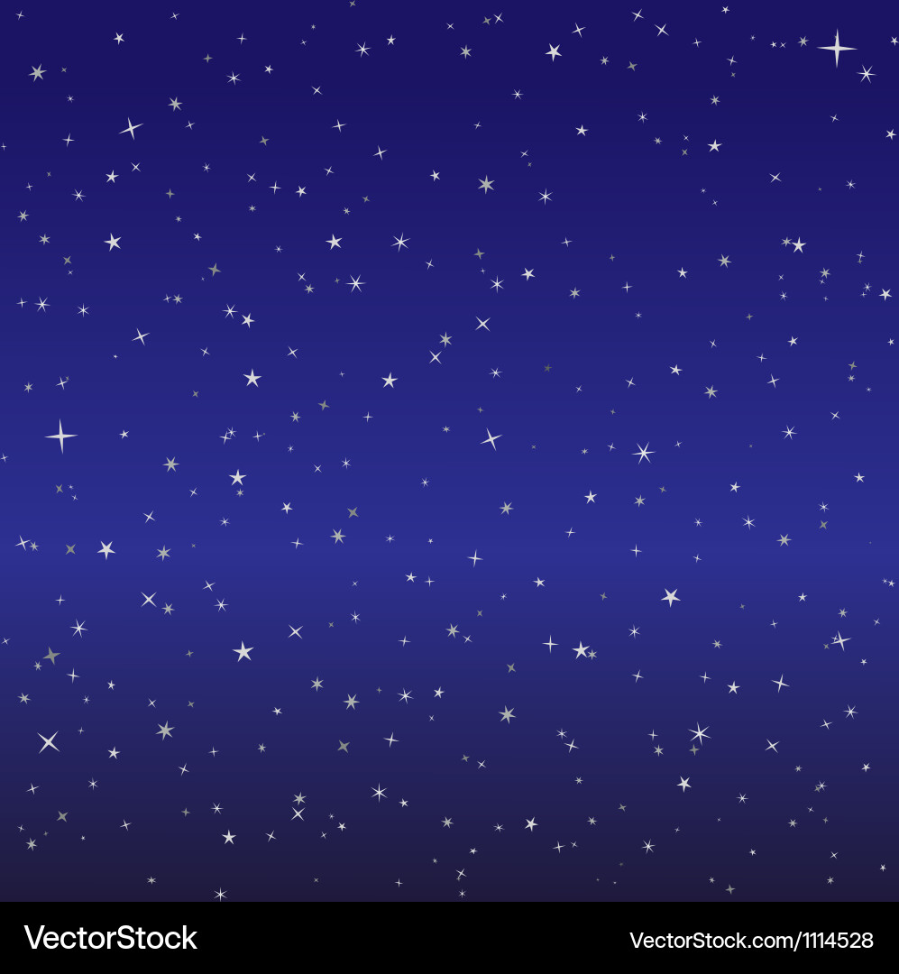 Nacht Sky Hintergrund Vektorbild