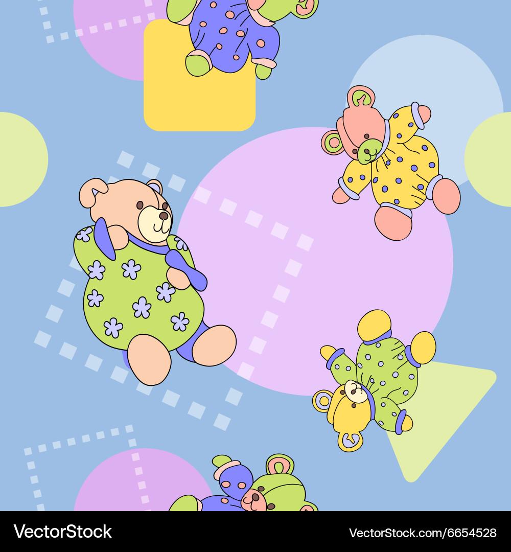 Seamless pattern for textiles vector image