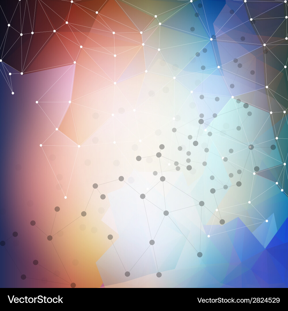 Abstract colored background triangle design Vector Image