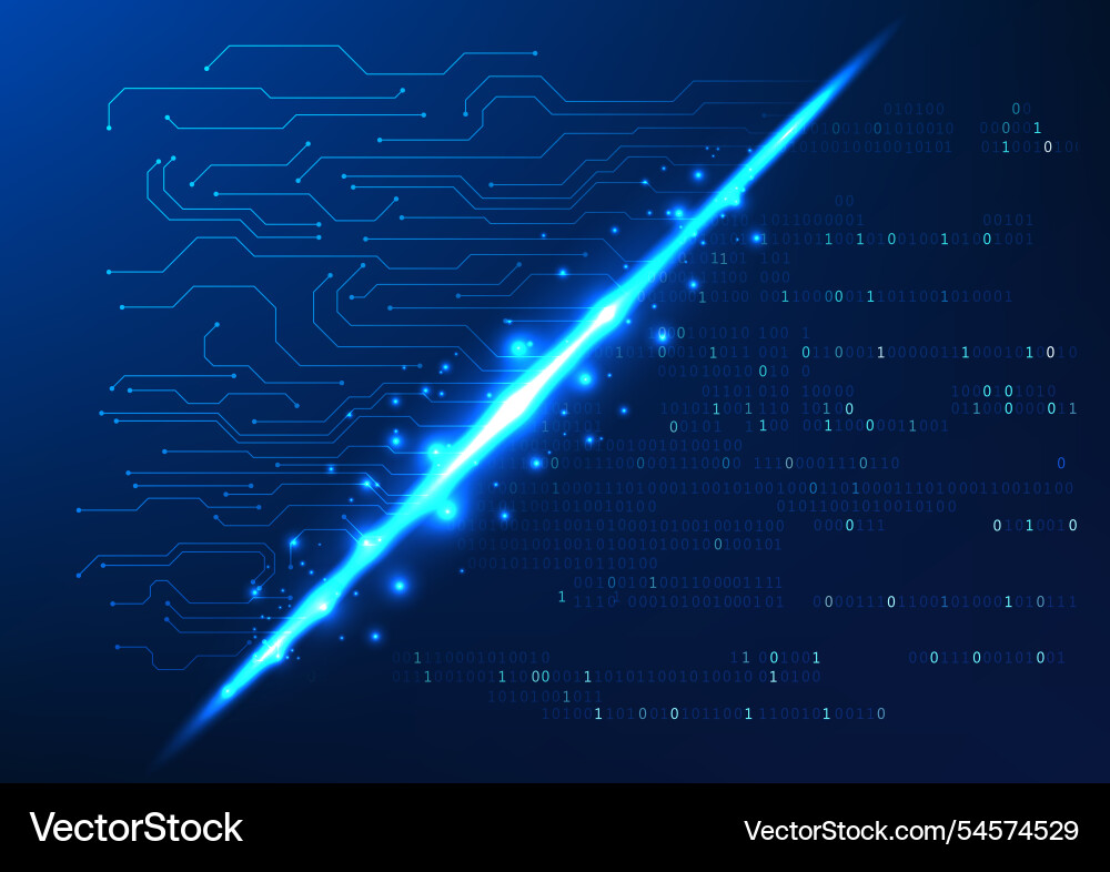 Abstract technology background number codes Abstract technology background number codes vector image