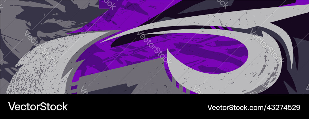 BMW Motorsport Car Wrap vector image
