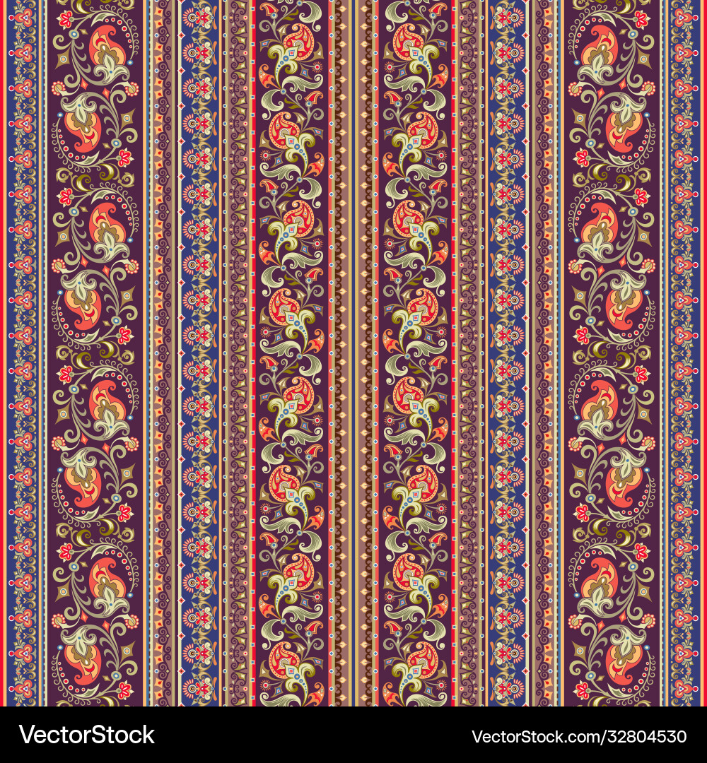 Abstract ethnic stripe pattern background Vector Image