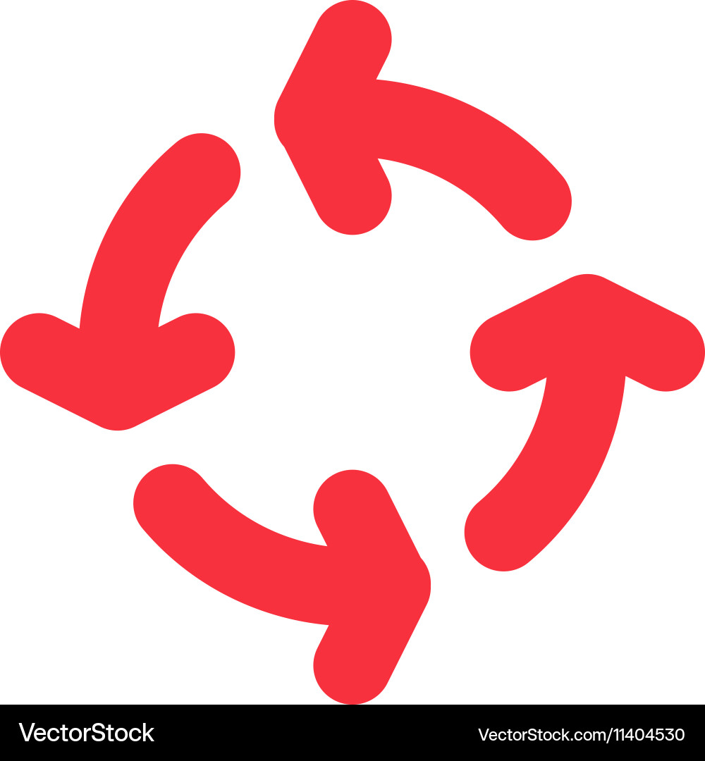 Circle button isolated Vector Image