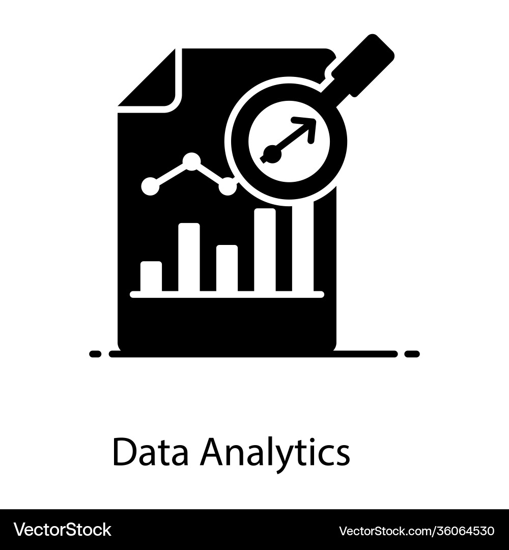 Data analytics Vector Image