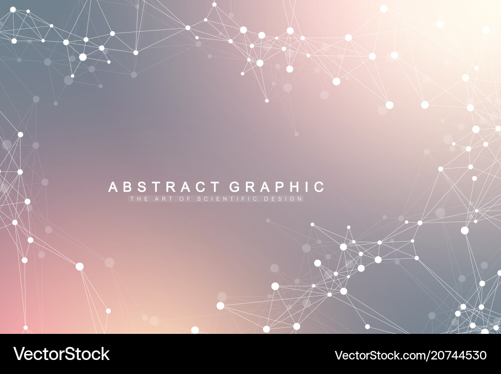 Geometric abstract background with connected line Geometric abstract background with connected line vector image