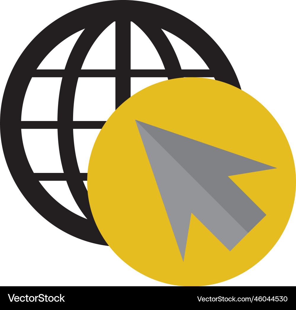 Go to web icon 10 eps Go to web icon 10 eps vector image
