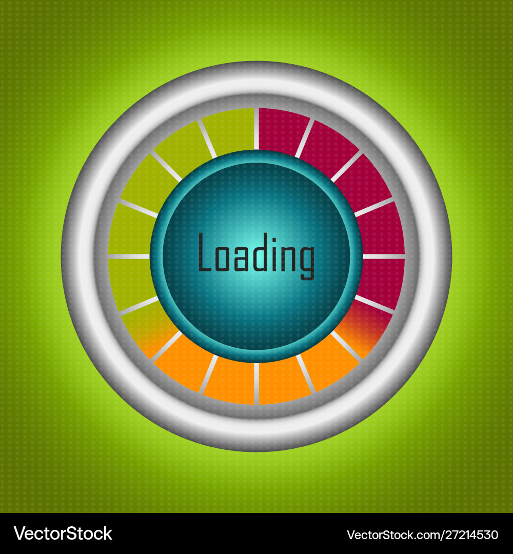 Loading bar image Vector Image