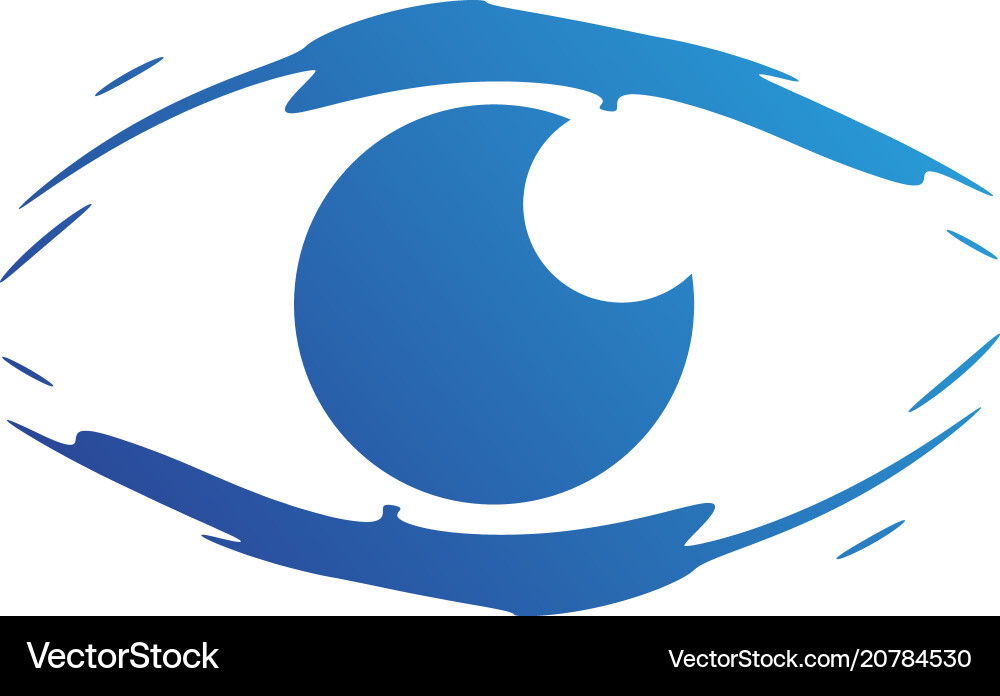 Logo für Augenpflege und Symbole Logo für Augenpflege und Symbole vektorbild