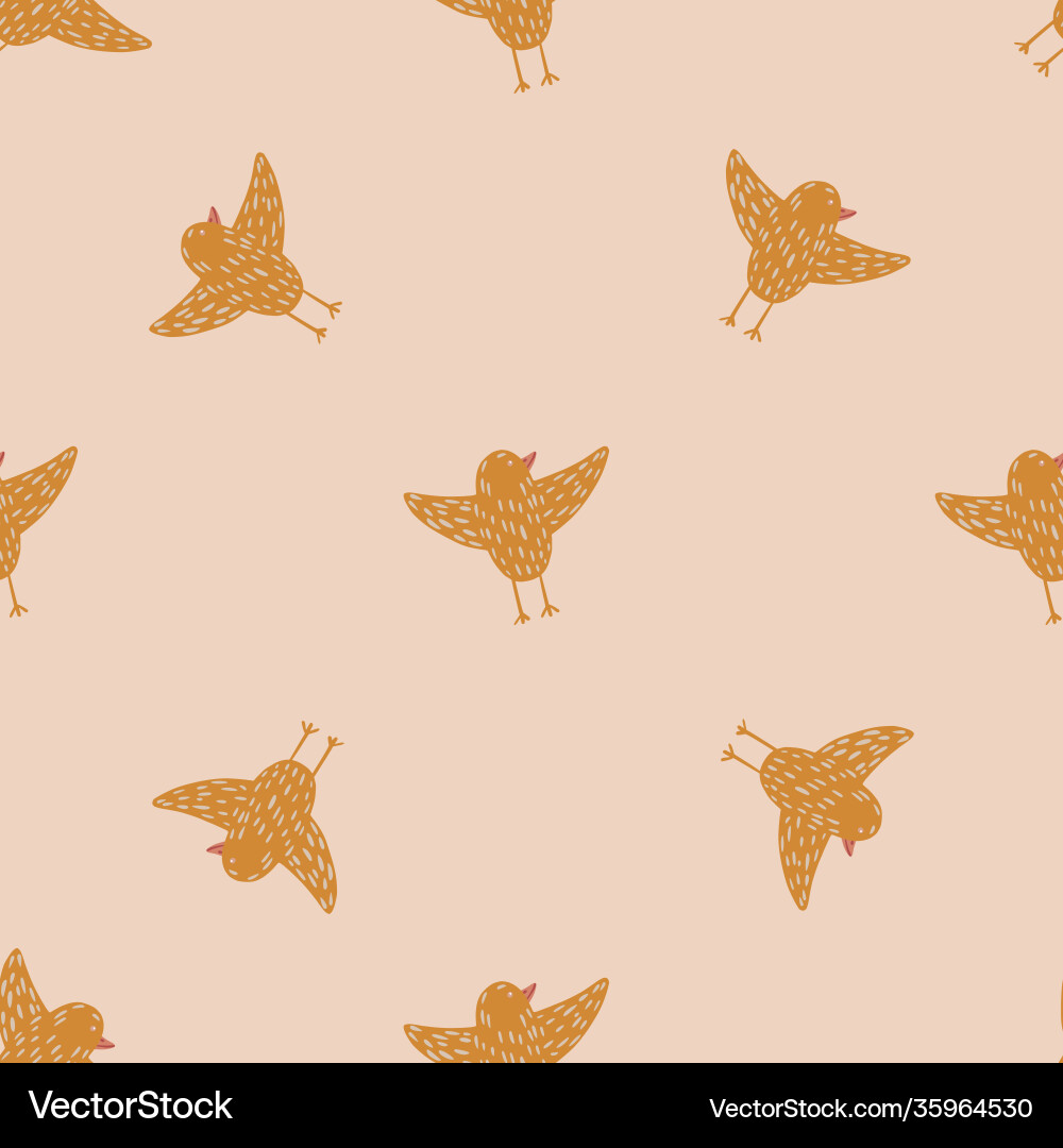 Seamless minimalistic style pattern with orange Seamless minimalistic style pattern with orange vector image