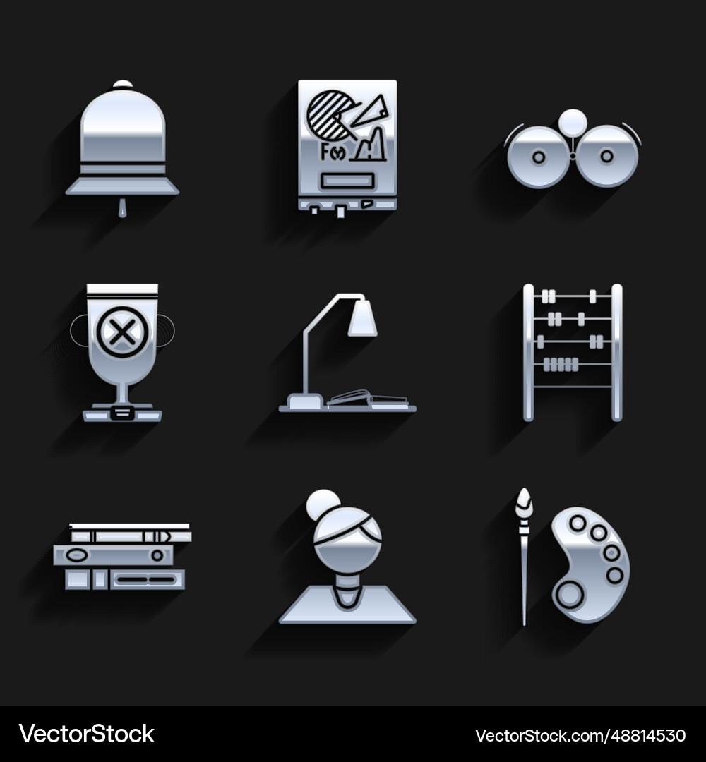 Set workplace with table lamp and open book Set workplace with table lamp and open book vector image
