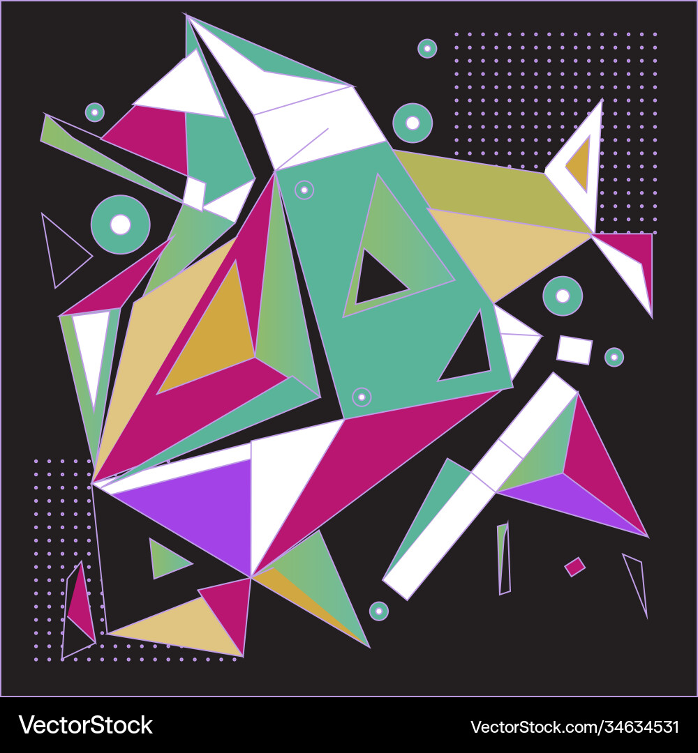 Abstract modern triangles background pattern Abstract modern triangles background pattern vector image