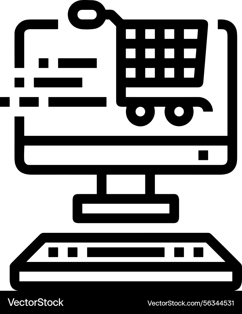Computer icon symbol image Computer icon symbol image Vector Image