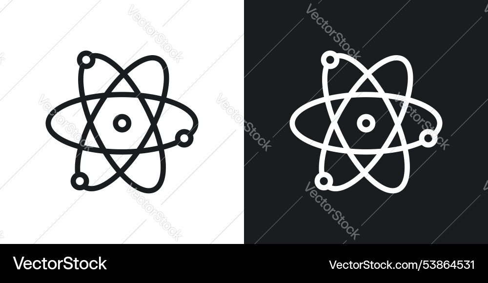 Physics icon set Physics icon set vector image