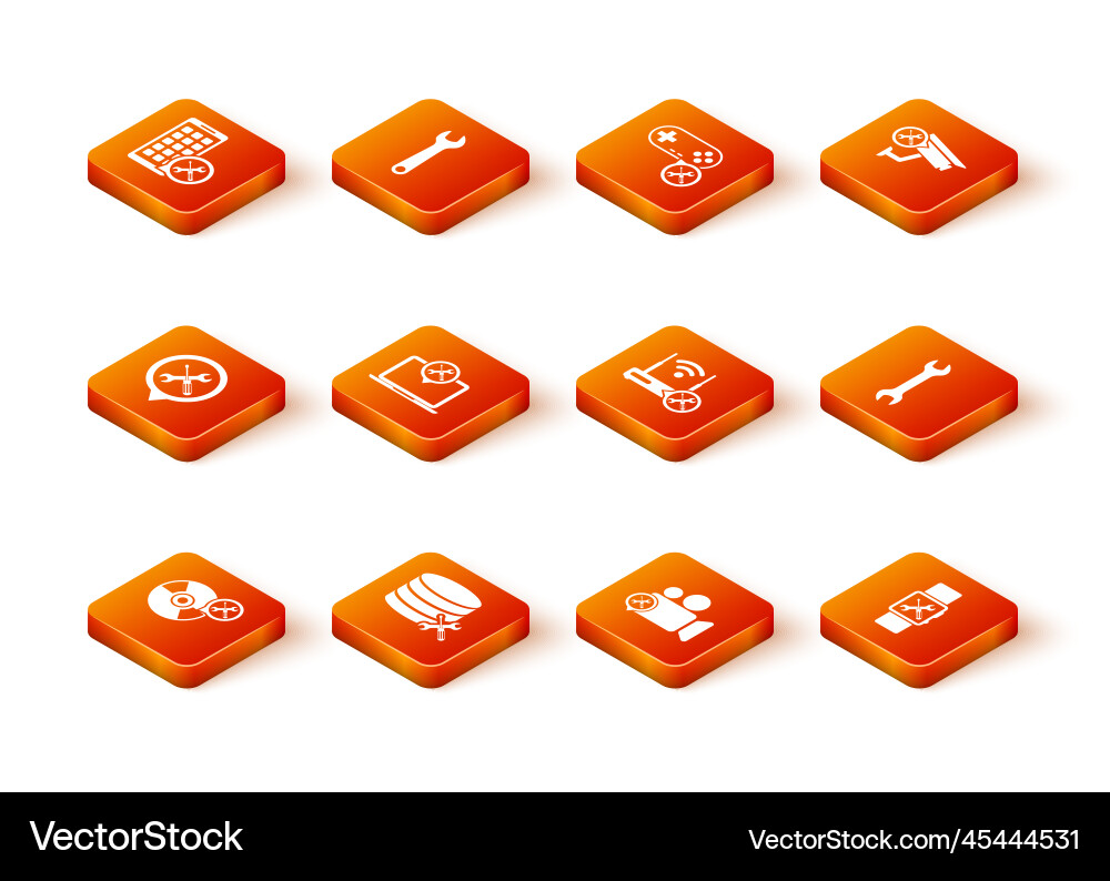 Set cd or dvd disk service database server Set cd or dvd disk service database server vector image