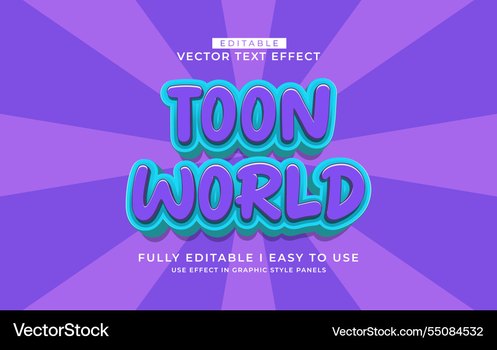 3d editable text effect typography style template 3d editable text effect typography style template vector image