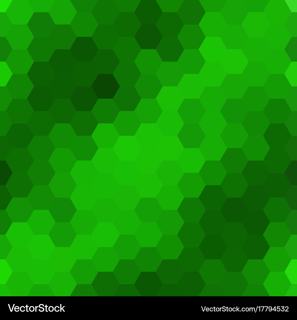 Abstract colorful background of hexagons vector image