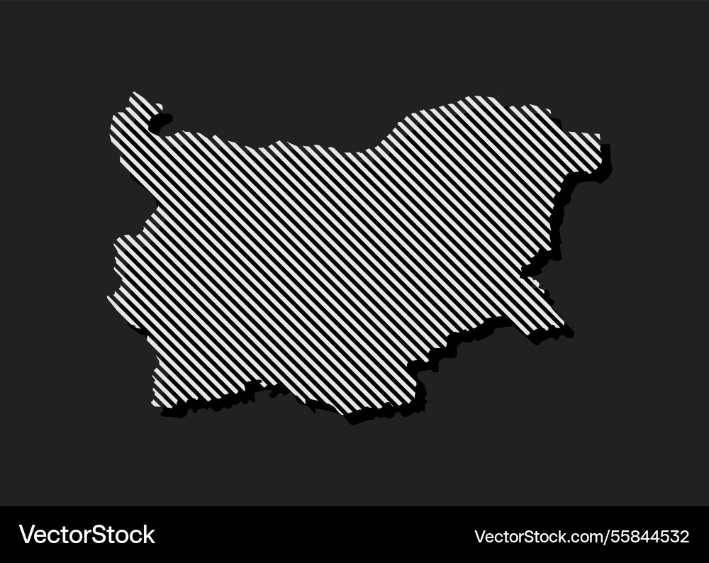 Abstract map bulgaria parallel grey lines Abstract map bulgaria parallel grey lines vector image