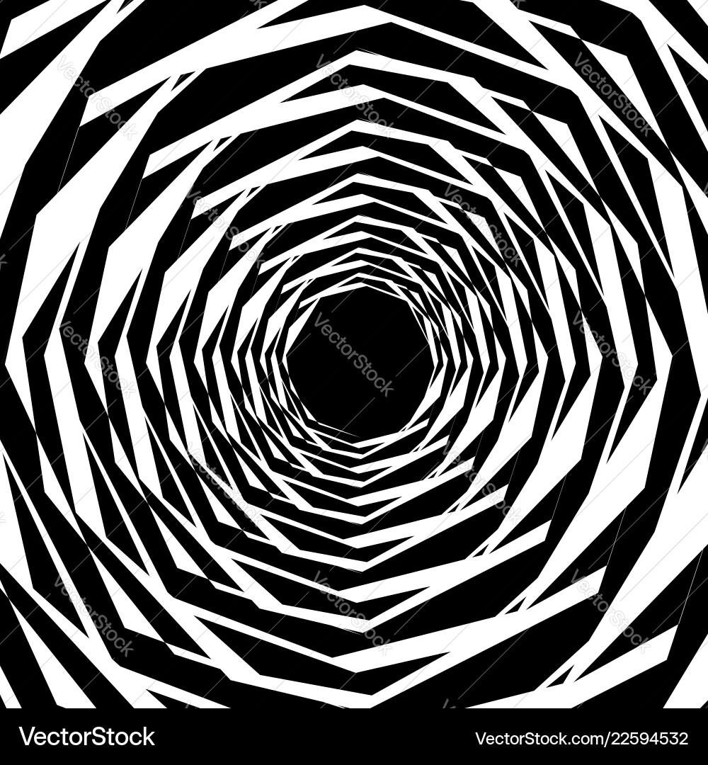 Concentric geometric hexagons octagons abstract Concentric geometric hexagons octagons abstract vector image
