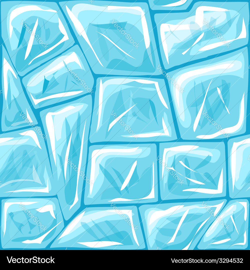 Ice seamless pattern Vector Image