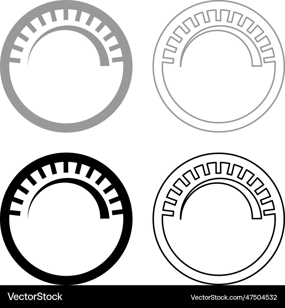 Knob regulation handle variation value regulating Knob regulation handle variation value regulating vector image