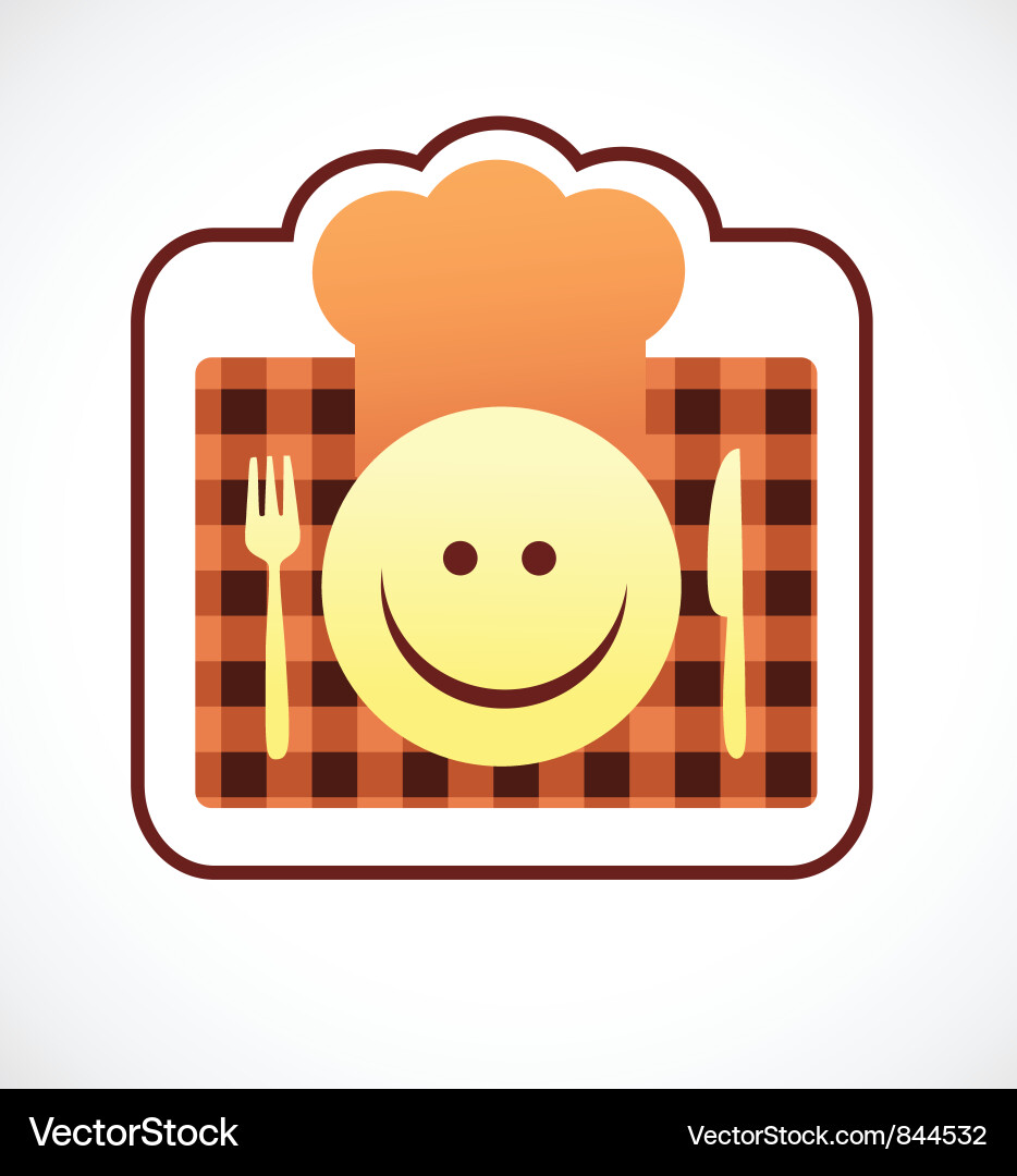 Menu template vector image