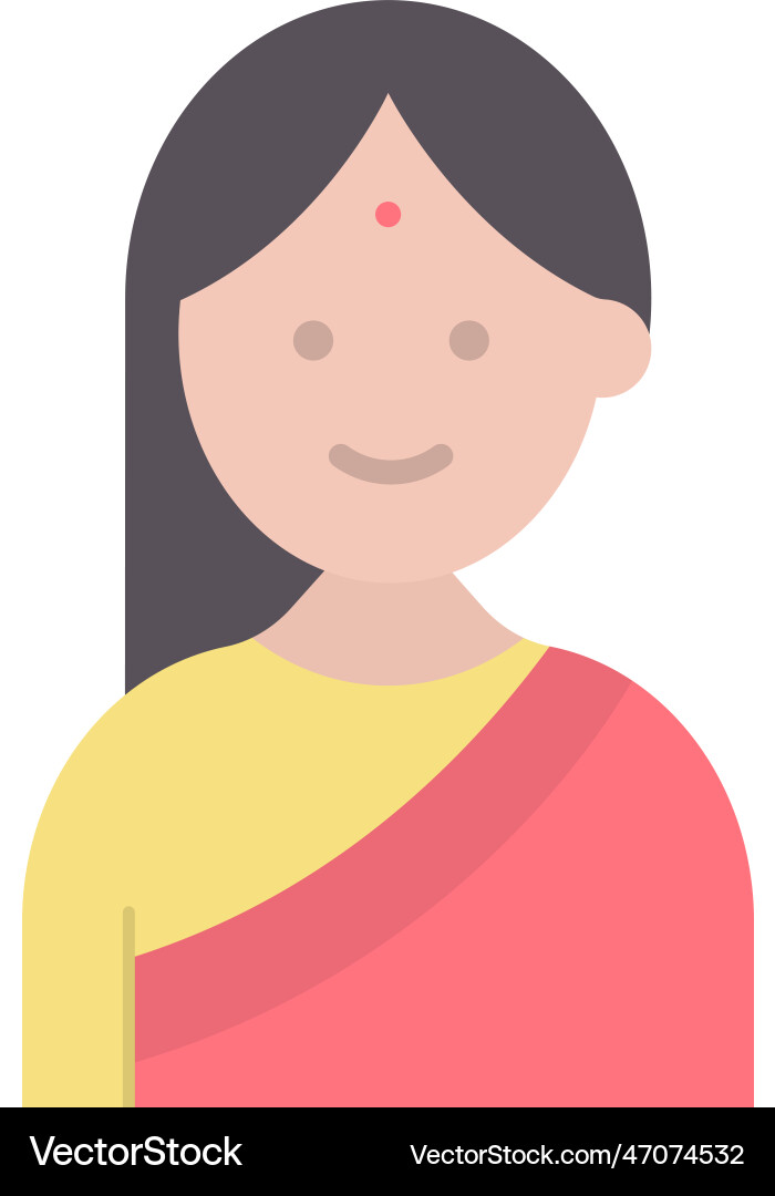 Sari icon image suitable for mobile apps Vector Image