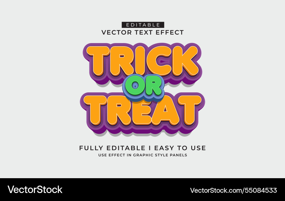 3d editable text effect typography style template 3d editable text effect typography style template vector image