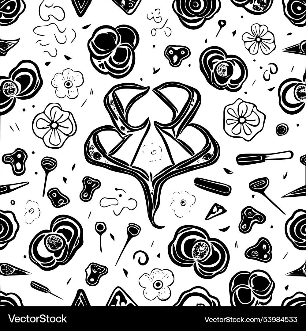 Bread abstract pattern seamless Bread abstract pattern seamless Vector Image