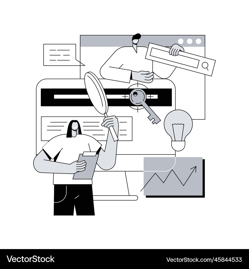 Copy optimization abstract concept Copy optimization abstract concept vector image