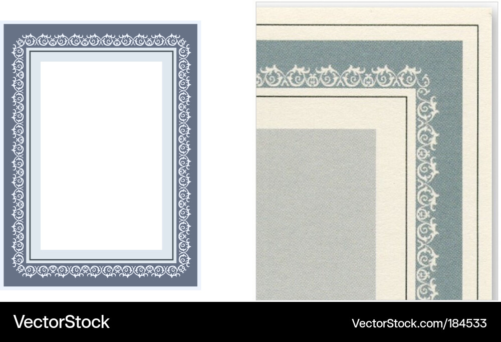 Elegant Border Elements Vector Image