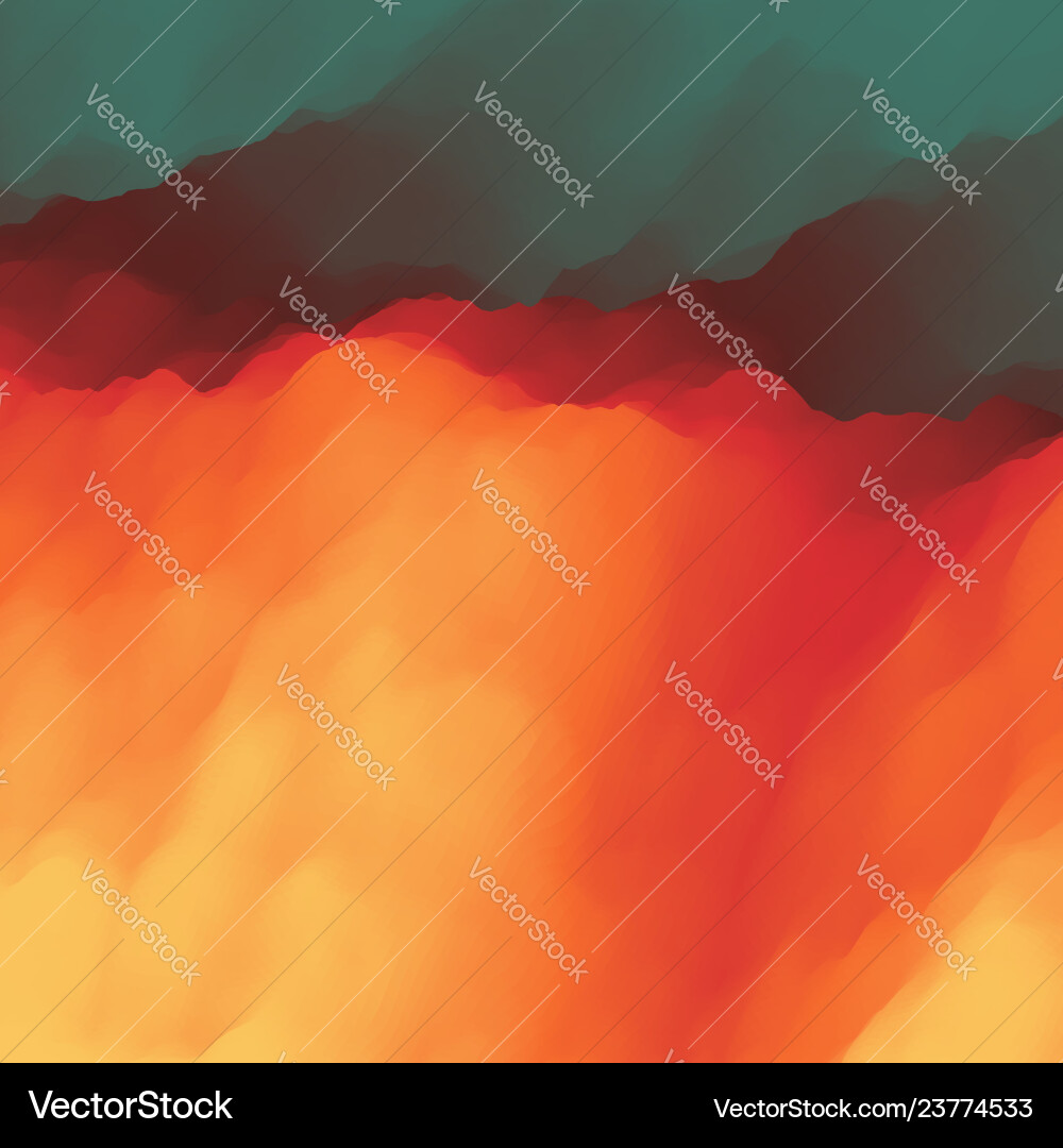 Lava Abstract Flame Pattern vector image